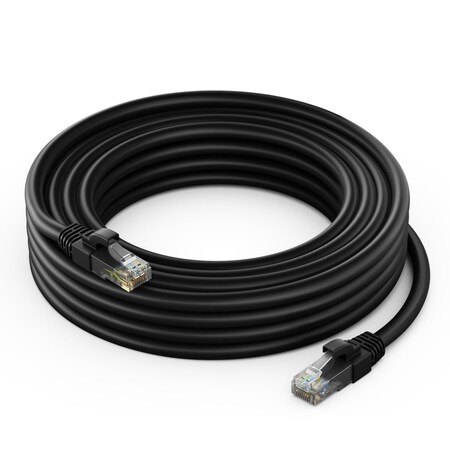 Maximm 8ft Cat6 Pure Copper UTP Ethernet Cable, Black CAT6-8FT-BLACK