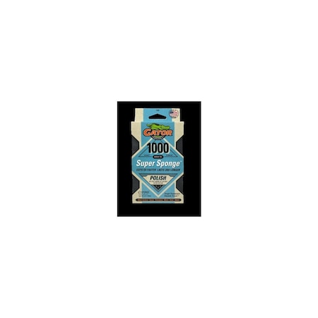 Ali Industries Sanding Sponge, 3 x 5 In., 1000 Grit 7465