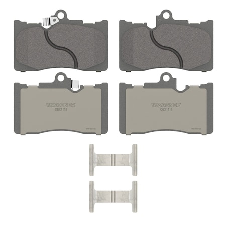 Wagner Brake OEX Front Disc Brake Pad Set Premium Ceramic,  OEX1118