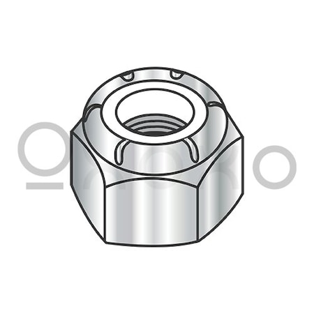 Oxoxo 1/2-13 NE Nylon Insert Hex Lock Nut 316 Stainless Steel, 200PK 319902