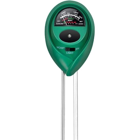 Ipower 3-in-1 Soil Moisture/pH/Light Meter, Soil Test kit for Indoor and Outdoor Use, Suitable for LGTESTSOIL-C