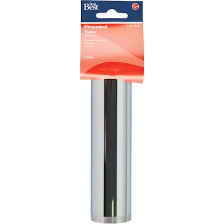 Do It Best 1-1/2''x6'' Chrome Plated 20 Gauge Threaded Tube DIB11CP