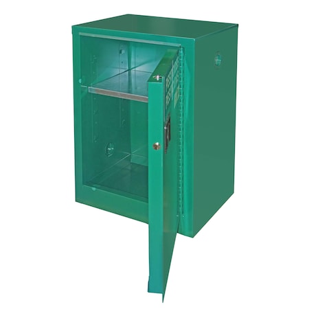 Securall Pesticide Storage Cabinet, 12 Gallon, 1 Shelves, 24 in W x 35 in H x 18 in D, AgGreen AG105