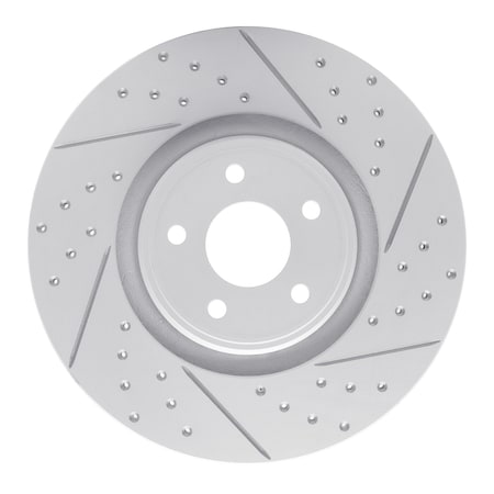 Dynamic Friction Co DFC Geoperformance Rotor - Drilled and Slotted 830-54082R