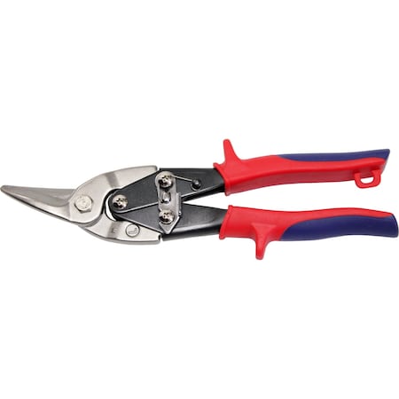 The Brush Man Aviation Snips, Left Cut, 9-1/2in Oal Green Grip SNIPS-LEFT