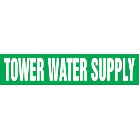 Accuform ASME ANSI PIPE MARKER TOWER WATER RPK709STC