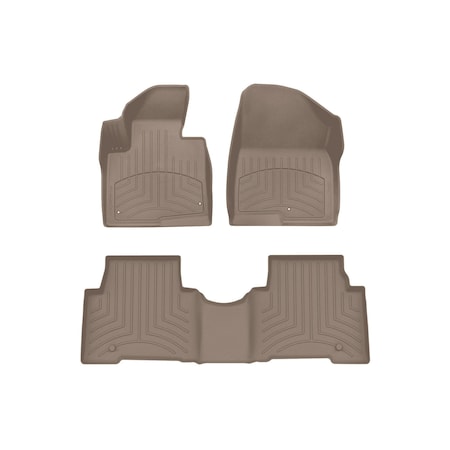 Weathertech Tan, Front and Rear FloorLiner HP 45440-1-2IM