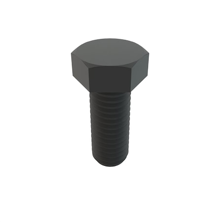 Zoro Select Not Graded, 1/2"-13 Hex Head Cap Screw, Black Oxide Stainless Steel, 1-1/4 in L, 10 PK 31-BLH-50C-125