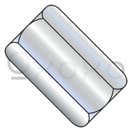 Oxoxo 3/8-24X1 1/8 Hex Rod Coupling Nut 1/2 inch Across Flats Zinc, 200PK 319836