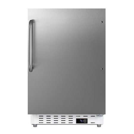 Summit 21in Wide Built-In All-Refrigerator, ADA Compliant ALR46WSSTB
