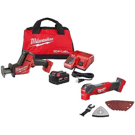 Milwaukee Tool M18 FUEL HACKZALL + M18 FUEL Multi-Tool 2719-21, 2836-20