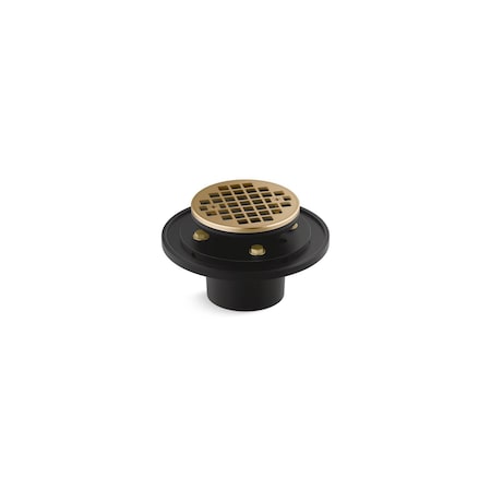 Kohler Clearflo Round brass tile-in shower drain 22671-2MB