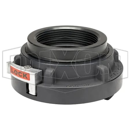 Dixon Rocker Lug Female Adapter with Buna-N Gasket, 4 x 3 in, Storz x FNPT Rigid, 70DegF FSA4030T
