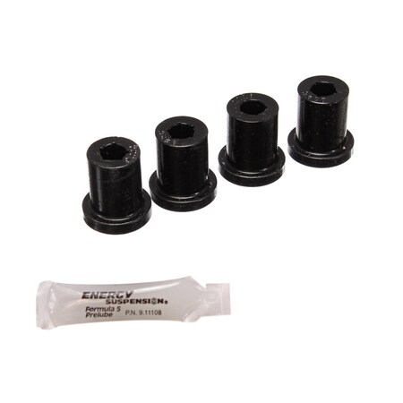 Energy Suspension Leaf Spring Shackle Bushing, Black; Polyurethane 2.2117G