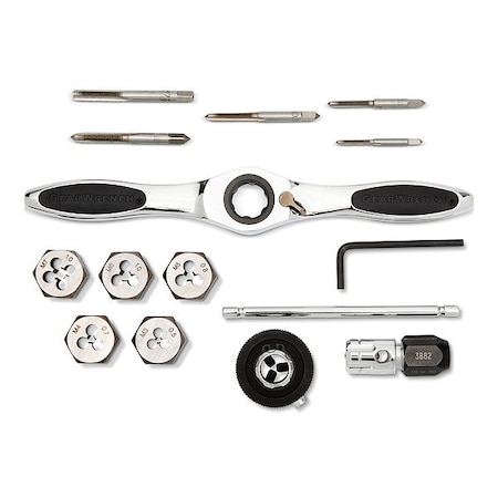 Gearwrench Tap & Die Set, Plug; Taper, 15 82815