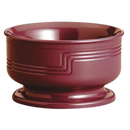 Cambro MDSB9487 9 oz Round Shoreline Collection Bowl - Cranberry, Polypropylene, Red