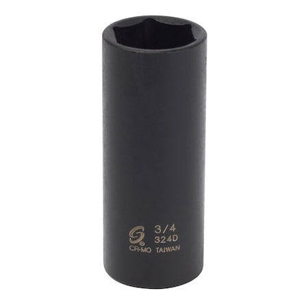Sunex 3/8 in Drive 3/4 in Deep Impact Socket 324D