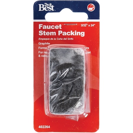 Do It Best 1/8''x24'' Graphite Stem Packing DIB810-12