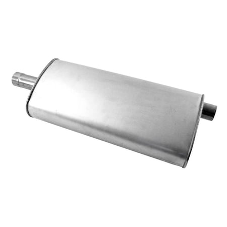 Walker 21602 Quiet-Flow Stainless Steel Oval Aluminized Exhaust Muffler for 2008-2012 Jeep Liberty W22-21602