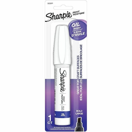 Sharpie Liquid Paint Marker, White, Metal 35235PP