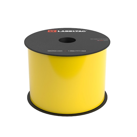 Labeltac LabelTac 4 and Pro Model Label Supply 3.5in x 150ft, Yellow LT3501