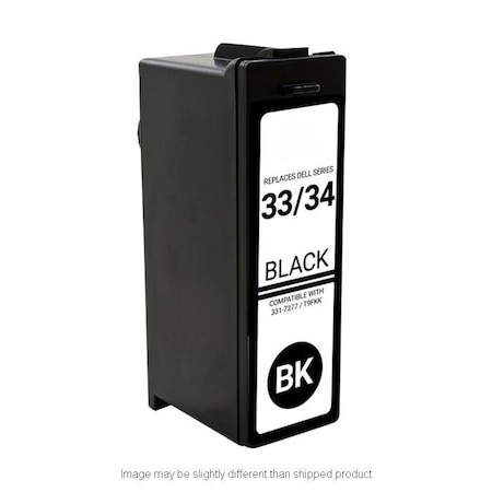 Dell Replacement 331-7377, BLACK Compatible InkJet Ink, 750 page yield 331-7377 T9FKK