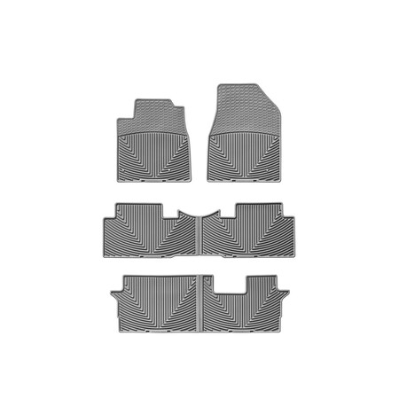 Weathertech Grey, Front, Rear, and Rear All Weather Floor Mats WTHG148152153
