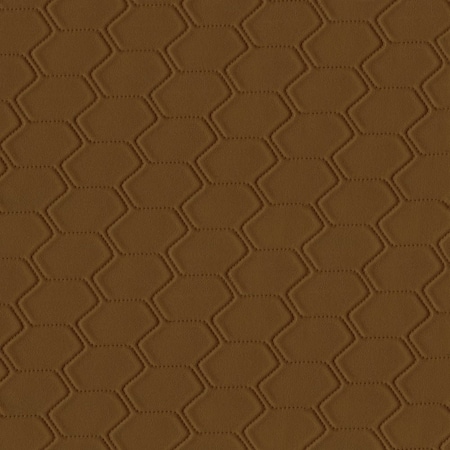 Seamtec Premium Patterned Vinyl, Faux Quilted Pattern, Home Dcor, Marine, Medium Brown Cut SEAMGDGEOQ4006FABCU
