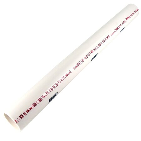 Charlotte Pipe And Foundry Dwv Cut Pipe 2X2 Ft PVC 07200 0200