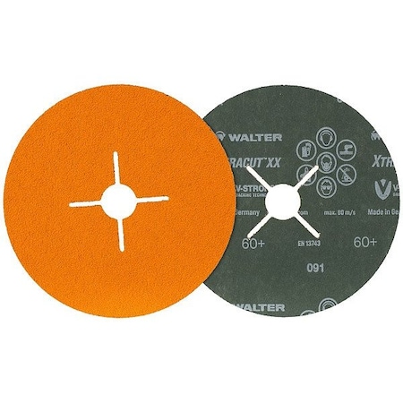 Walter Flap Discs, 4 1/2" dia., PK10 15I468