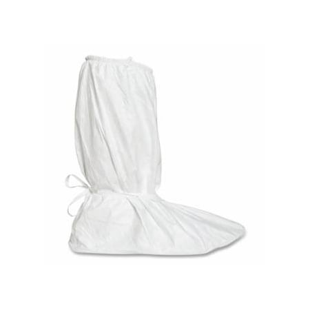 Dupont Tyvek IsoClean Boot Cover, Medium, Bound, Gripper, Sole, Ankle Ties, Non-Sterlie, 18 in H, 100PK 251-IC458B-M