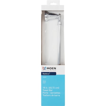 Moen Banbury 18'' Towel Bar Chrome Y2618CH
