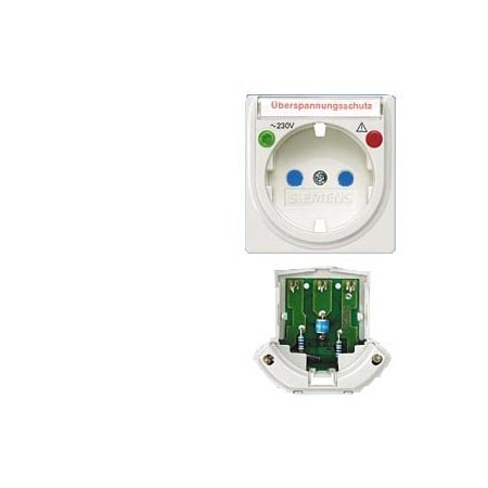 Siemens DELTA i-system electrical white Retrofit kit overvoltage protection for SCHUKO 5UH1341