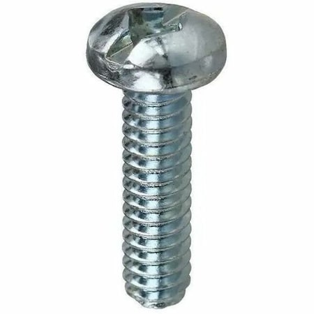 Dottie 1/4"-20 x 1/2 in Combination Slotted/Square Round Machine Screw, Zinc Plated Carbon Steel, 100 PK RMDS1412