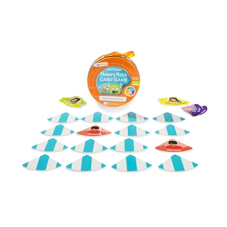 Open The Joy Emotions Memory Match Card Game for Kids MEMTIN