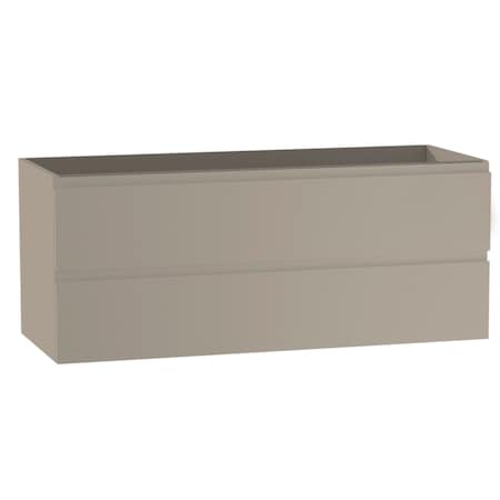 Homeroots 48" Light Brown Wood Freestanding Bathroom Vanity With White Sink And Two Drawers 627511
