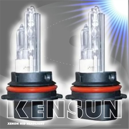 Kensun HID Xenon Lo-Hi Halogen 6000K 55W AC Bulbs, Bright White KE316401