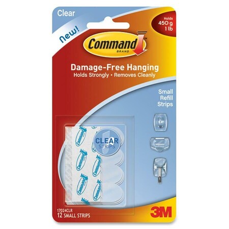Command Refill Strip, Clear, 1 lb 17024CLR