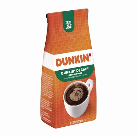 Dunkin Original Blend Decaf Coffee, 12 oz Bag SMU00048