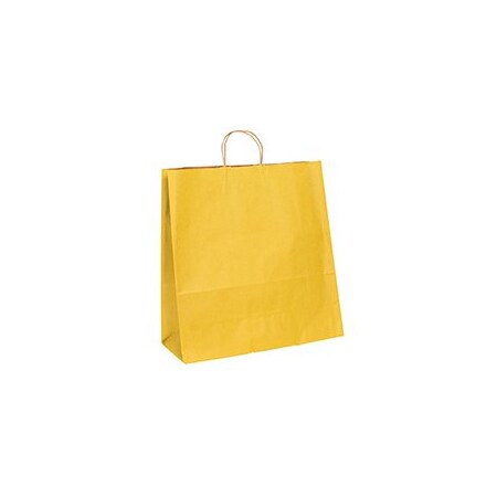 Bubblefast 200-18 x 7 x 18 3/4'' Yellow Tinted Shopping Bags, 200PK BFBGS119Y