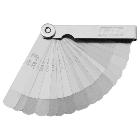 Perform Tool Feeler Gauge 22 Blades/ 0004 To 0025 In And 0006 To 0027 mm W80524