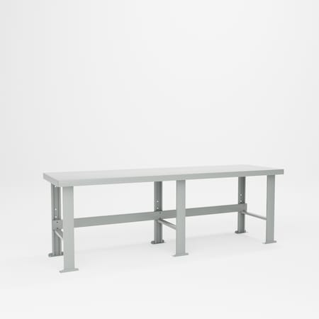 Pucel F Series Workbench, 96 in W x 32 1/2 in H x 28 in D, Black F-2896