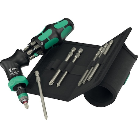 Wera Kraftform Kompakt Pistol RA-R 2, 13 pieces 5051536001