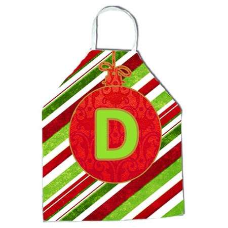 Carolines Treasures Christmas Oranment Holiday Initial Letter D Apron CJ1039-DAPRON