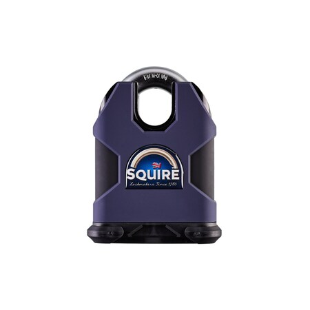 Squire Stronghold SS80CS Heavy Duty Boron Steel Closed Shackle Padlock, CEN 6, Military Grade SQ-SS80CS