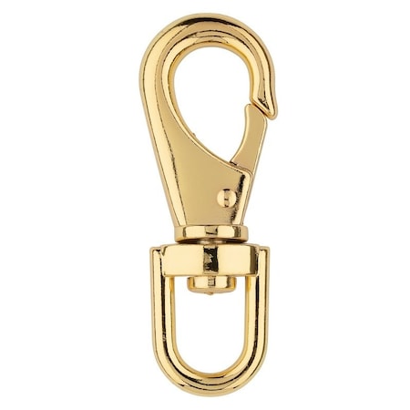 National Hardware Boat Snap with Swivel Round Eye, 3/4 x 4-7/16 in, Zinc, Bronze N890-005