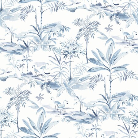 Chesapeake Lagoon Blue Scenic Island Wallpaper 3120-12074