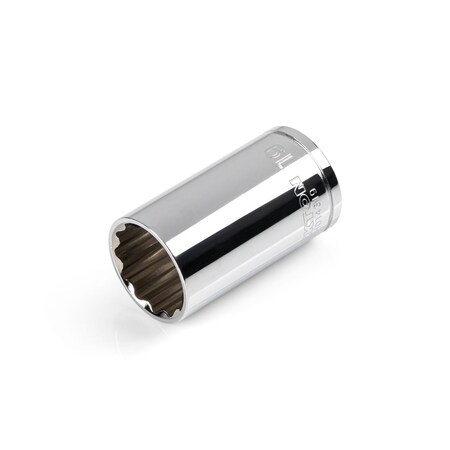Tekton 3/8 Inch Drive x 19 mm Semi-Deep 12-Point Socket SHD14319