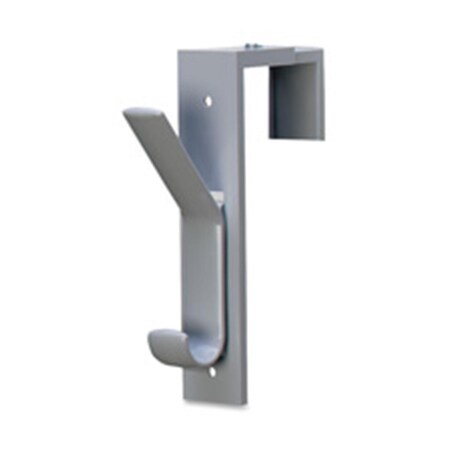 Silver Suitcase Partition Hook- 1-.50 in x6-.50 in x2-.50 in - Adjusts to 2-.75 in - Gray SI523586