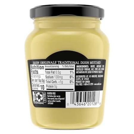 Maille Original Dijon Mustard Condiment, 7.5 Fluid Ounce, 6PK 67360364